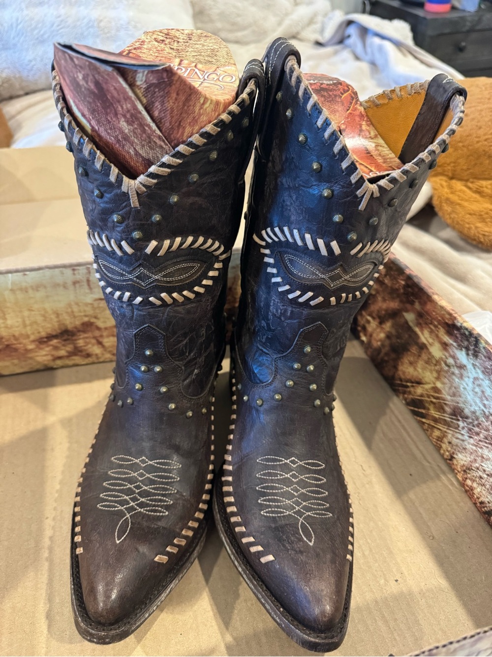 Old gringo Foryo 10 inch chocolate boots New size 9